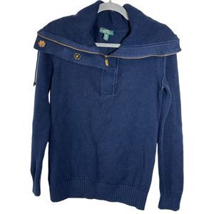 ** FINAL SALE** Woman's 1/4 zip sweater size M